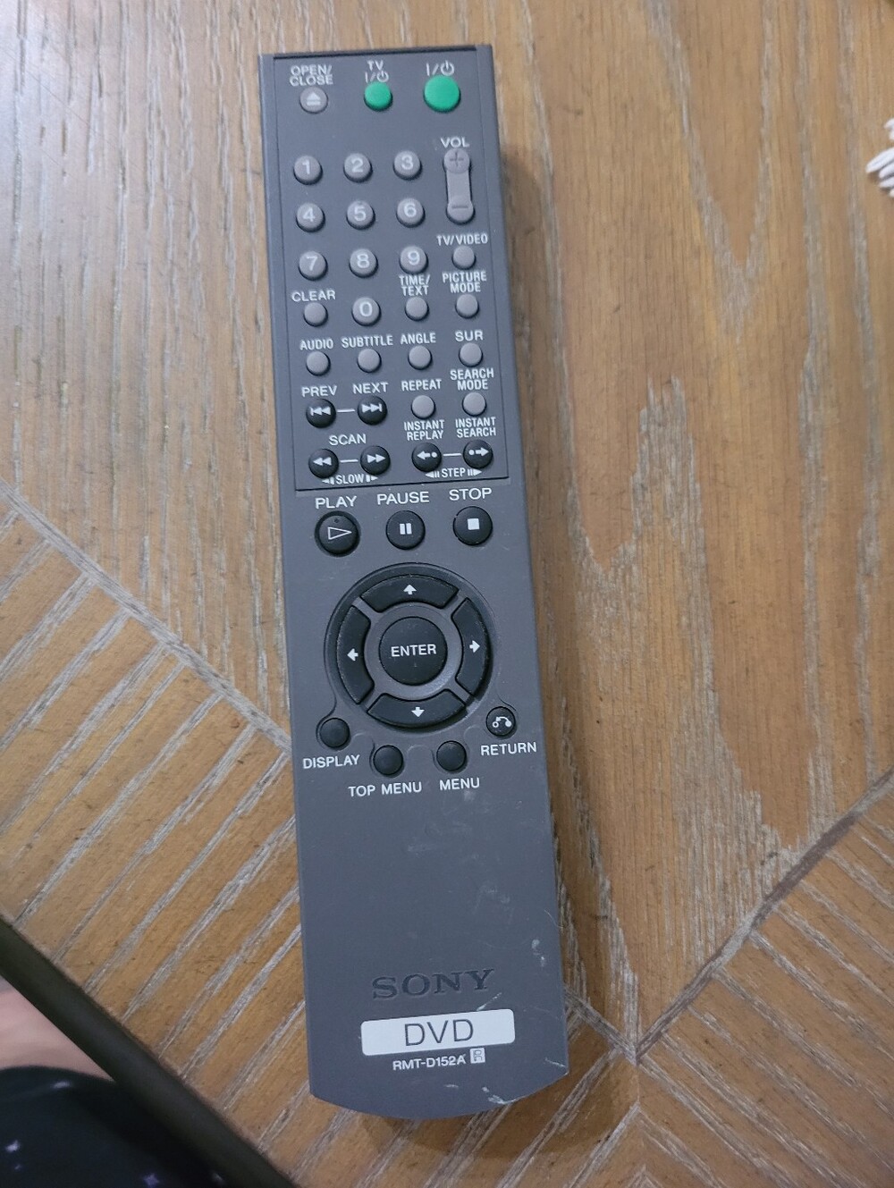 Sony DVD Remote Control